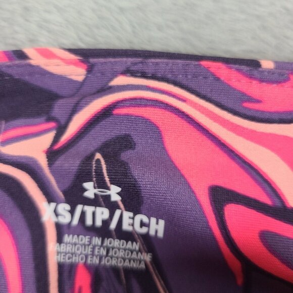 Womens Under Armour Active‎ Compression Shorts size X-Small Abstract colorful - Picture 4 of 11